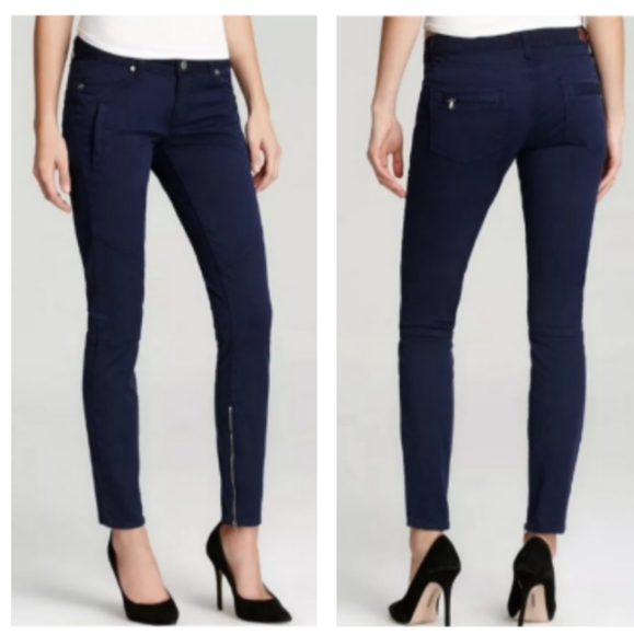 PAIGE Pants - Paige MARLEY Skinny Zip moto pants, 31